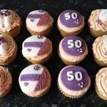 50th cupcakes
